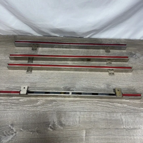Lot Of 4 VTG 24" Magnetic Tool Holder Strip Organizer Rack Garage Shop Storage - Picture 5 of 8